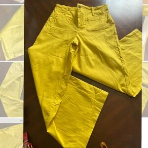 Jules & Leopold Women's High Rise Jeans - Yellow NWOT